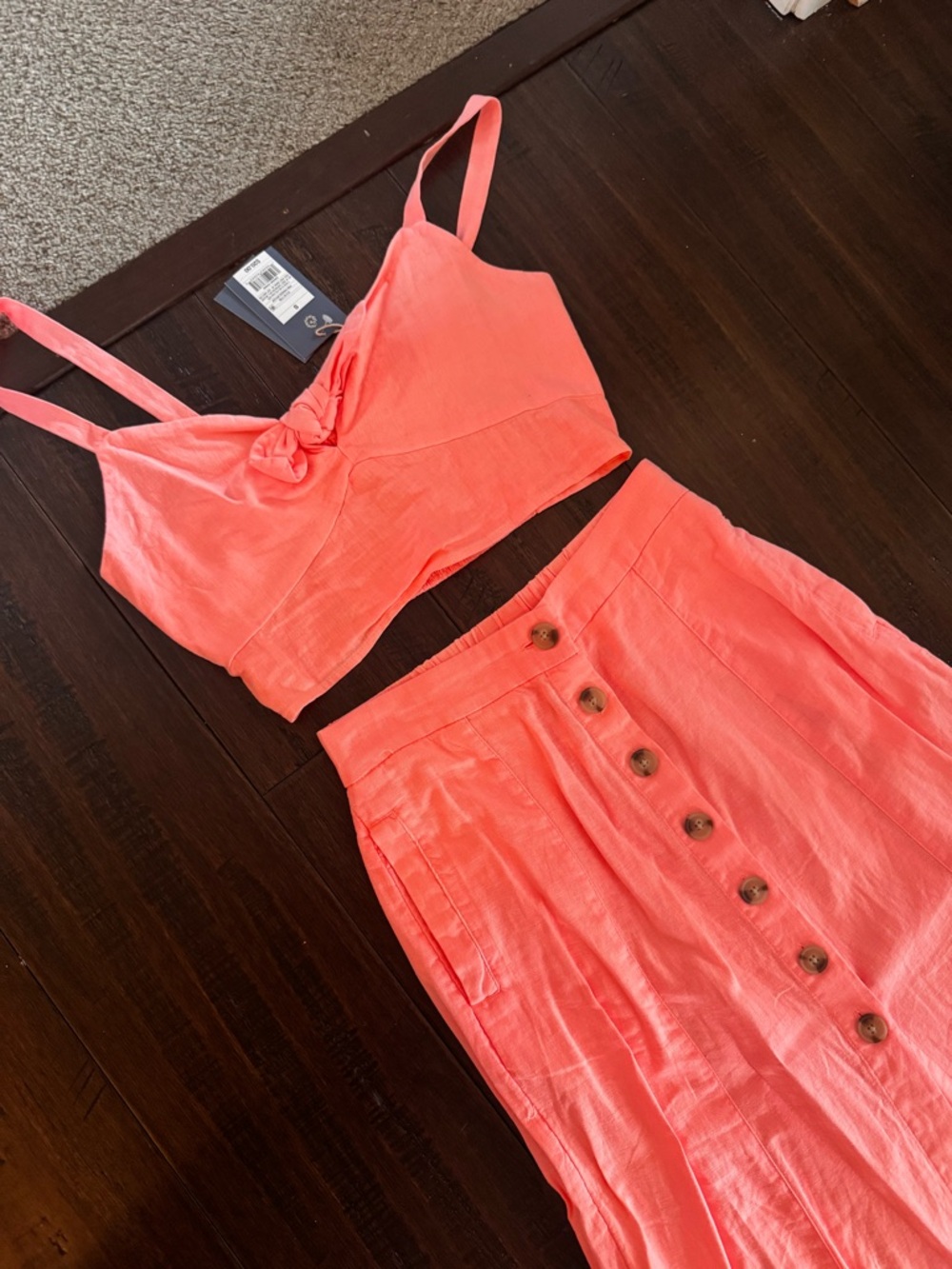 Bright Pink Two Piece Set - Picture 5 of 15